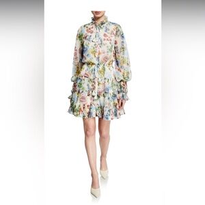 ALEXIS JAILA MULTICOLOR FLORAL DRESS XS